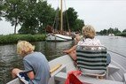 Balk luts en strand 